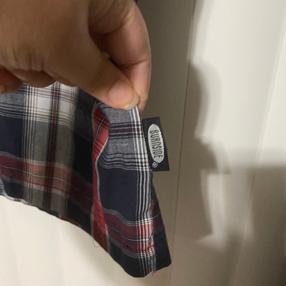 Burnside checkered red/blue button up - Picture 4 of 6